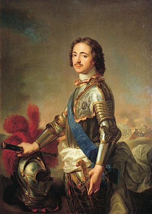 Peter I, called "Peter the Great"