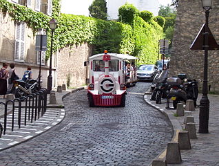 Le Petit train de Montmartre.