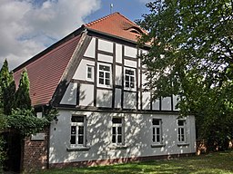 Pfarrhaus (Giebelseite), Kirchberg 9, Sandau (Elbe)