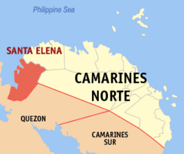 Kaart van Santa Elena