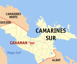 Canaman na Camarines Sul Coordenadas : 13°38'53"N, 123°10'16"E