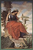 『イタリア・トゥッリタ』フィリップ・ファイト 作） 1836年作。こちらもゲルマニアが描かれた絵画と対になっている。