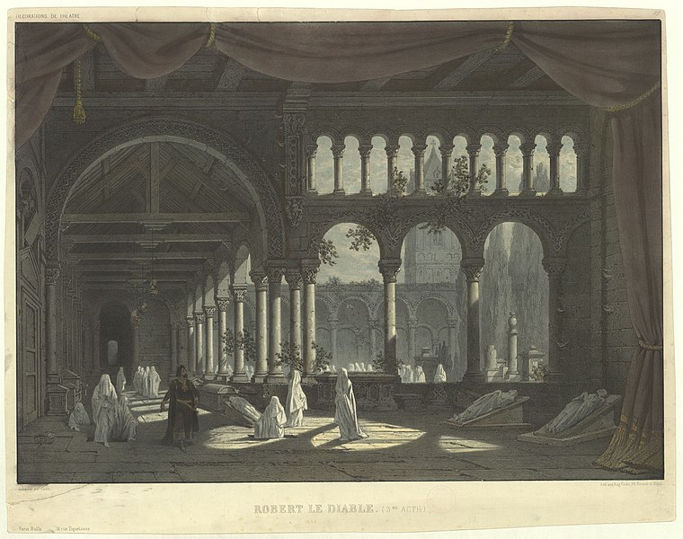 File:Pierre-Luc-Charles Cicéri - Eugène Cicéri - Philippe Benoist - Adolphe Jean Baptiste Bayot - Décorations de théâtre, Robert le diable, 3e act - Original.jpg