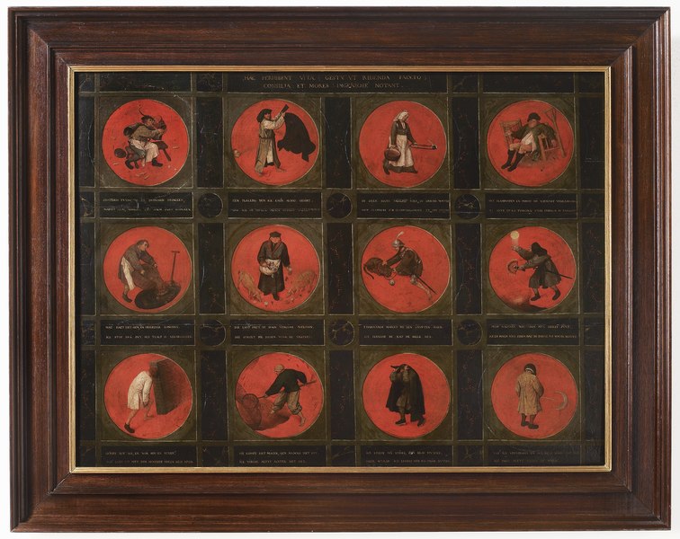 File:Pieter (I) Bruegel - Twaalf spreuken op borden - MMB.0046 - Museum Mayer van den Bergh.tiff