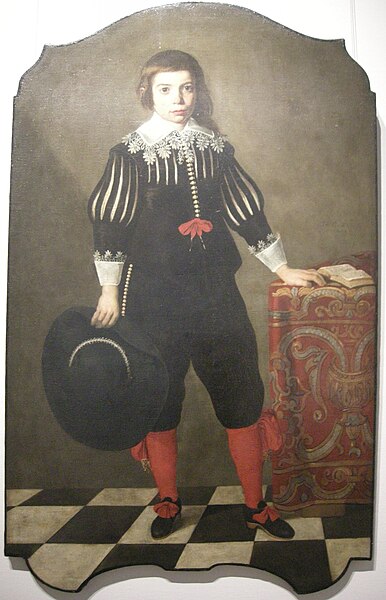 File:Pittore nordico, ritratto di ragazzo con il cappello in mano 1633.jpg