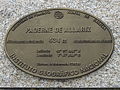 Placa altimétrica de Paderne de Allariz.