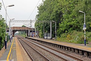 Plataformas, estación de tren Holmes Chapel (geografía 4524643) .jpg