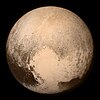 Bild av Pluto från rymdsonden New Horizons, 13 juli 2015.