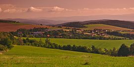 Pohled na obec od jihu, Kunice, okres Blansko.jpg