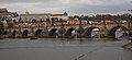 Vista del puente de Carlos, Praga.