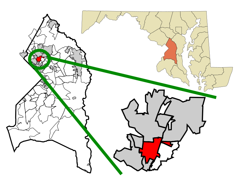 File:Prince George's County Maryland Incorporated and Unincorporated areas Riverdale Park Highlighted.svg