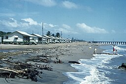 Stranden i Prinzapolka ca 1959