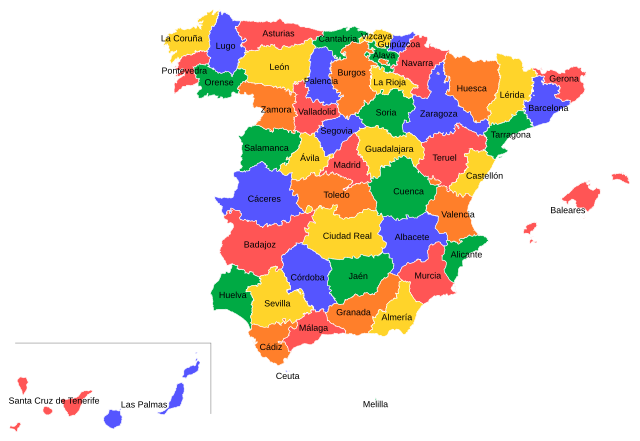 Mapa da Espanha: conheça as principais cidades e regiões espanholas