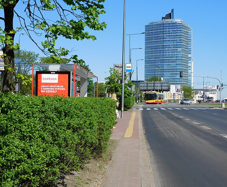 File:Przystanek plac zawiszy 15 the hub.jpg