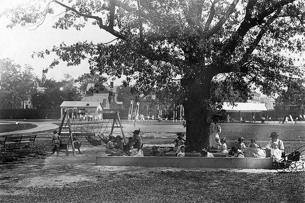 Public playgrounds in East Orange, 1908