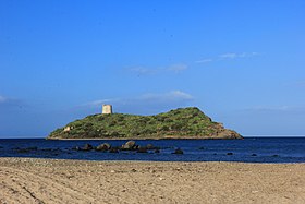 Vue de l'île Saint Macaire le 1er juin 2013.