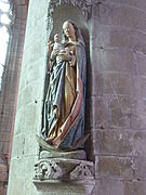 Église Notre-Dame de l'Assomption : statue "Vierge à l'Enfant" (2e moitié du XIVe siècle).
