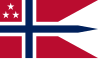 Vlag van de rang van viceadmiraal.