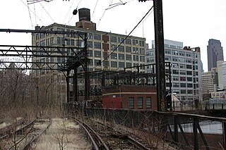 Reading Viaduct Neighborhood of Philadelphia in Philadelphia County, Pennsylvania, United States