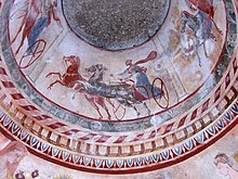 Thracian Tomb of Kazanlak, 4th century BC Reproduction of Thracian tomb 2.jpg