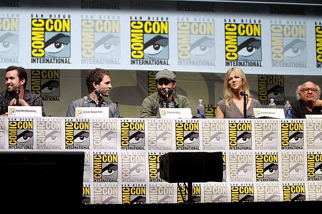 McElhenney, Howerton, Day, Olson and DeVito at the 2013 San Diego Comic-Con