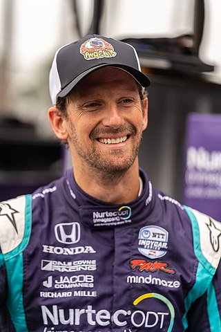 <span class="mw-page-title-main">Romain Grosjean</span> French-Swiss racing driver