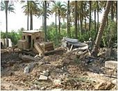 14th EN BN Soldiers pushing through rubble for items of intelligence value, Iraq circa 2006. Rubble 2nd OIF Deployment.jpg