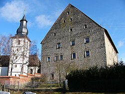 Lutheran of Saints Erhard och James the Elder och slottet