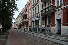 Wojska Polskiego Avenue with heritage architecture