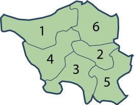 Kaart van Saarland