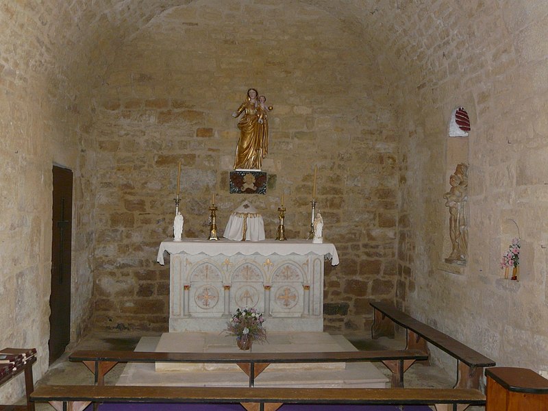 File:Saint-Sulpice-d'Excideuil église chapelle latérale (1).jpg