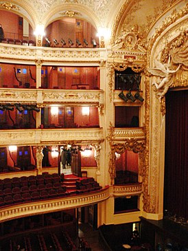 Interior de teatro moderno