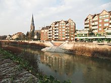 Lippe mit Sankt-Marien-Kirche