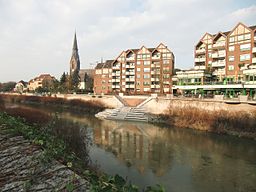 Floden Lippe vid Lünen