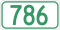 Саскачевански маршрут 786.svg