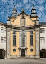 Миниатюра для Файл:Schlosskirche, Bad Mergentheim, Southwest view 20150727 1.jpg