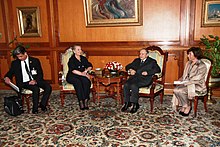 Secretary Clinton meets with Algeria's President Bouteflika, 2012