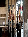 Sidesmens' staves in the Church of Saint Dunstan in Stepney. [240]