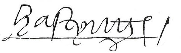 Signature of William Lord Hastings