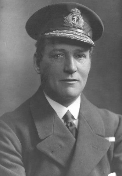 Paine in the uniform of the Royal Navy