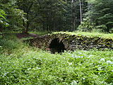 Sklenářovice - kamenný most přes Zlatý potok