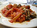 Snails with tomato
