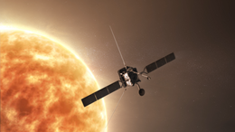 spacecraft in front of the Sun