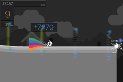 Screenshots of gameplay and video of Wohlwend's high score