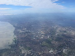 Southern Metro Manila from air