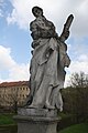 English: Statue of Saint Andrew in Náměšť nad Oslavou. Čeština: Socha svatého Ondřeje v Náměšti nad Oslavou.