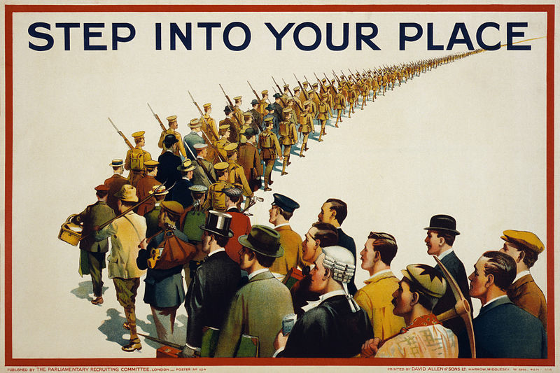 File:Step into your place, propaganda poster, 1915.jpg