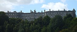 The main building of Stewartscare and HSE from Mill Lane.