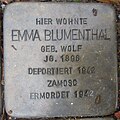 image=File:Stolperstein_Holzstr_18_Emma_Blumenthal.jpg