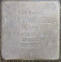 Stolperstein Siegen Löwenstein Meta
